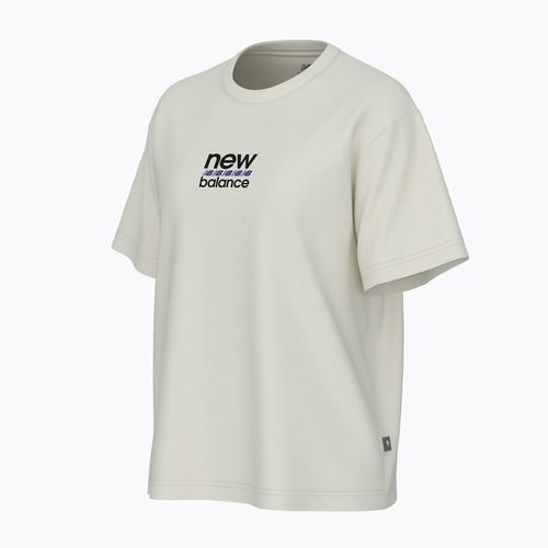 Damen New Balance Sport Entspanntes Grafik-T-Shirt mit Meerblick