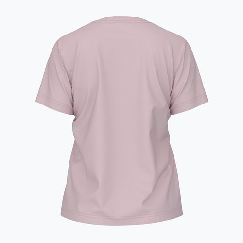 Damen New Balance Jersey Stacked Logo T-Shirt rosesugar