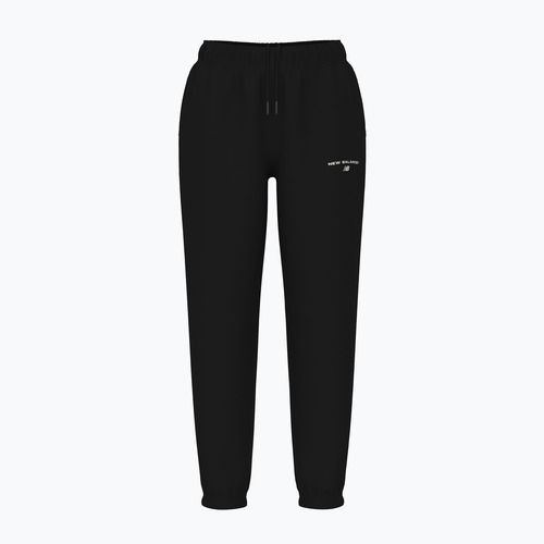 Damen New Balance Reimagined Fleece Jogger Hose schwarz