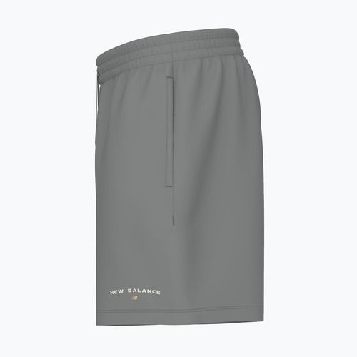 Herren New Balance Reimagined Fleece Grafik slategrau Shorts
