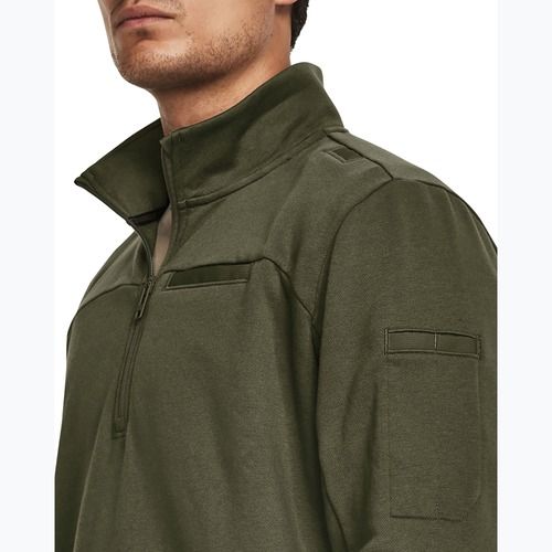 Hoodie Sweatshirt Herren Under Armour Tactical Rival Job Fleece 1/4 Zip marine od green