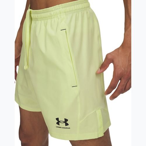 Fußballshorts Herren Under Armour Challenger Pro Woven sonic yellow / black