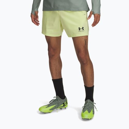 Fußballshorts Herren Under Armour Challenger Pro Woven sonic yellow / black