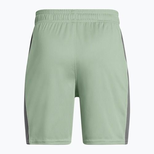 Fußballshorts Kinder Under Armour Challenger Knit silica green / castlerock / white