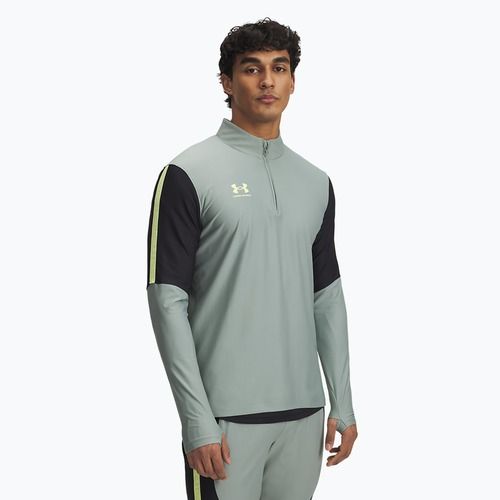 Hoodie SweatFußball Shirt Herren Under Armour Challenger Pro 1/4 Zip silica green / black / sonic yellow