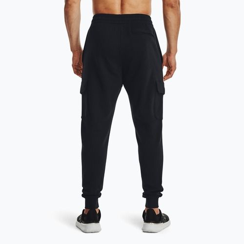 Hose Herren Under Armour Rival Fleece Cargo Jogger black / white