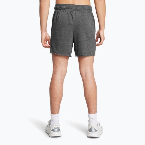 Shorts Herren Under Armour Rival Terry 6in castlerock/onyx white