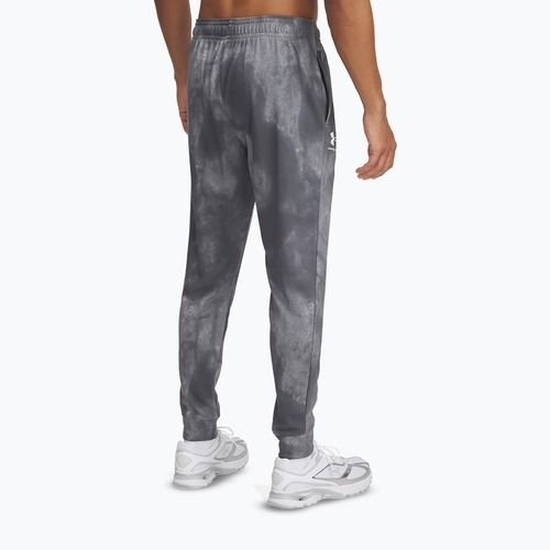 Hose Herren Under Armour Rival Terry Printed Jogger castlerock/onyx white