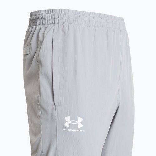 Hose Herren Under Armour Rival Woven Windbreaker Pant mod gray/mod gray/white