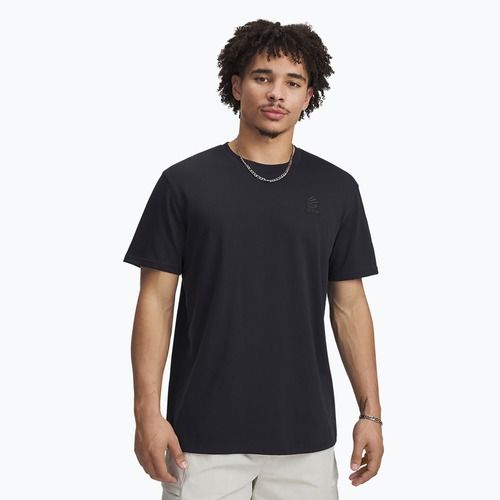 Basketball-Shirt Herren Under Armour Curry Heavyweight Trend Tee black/black