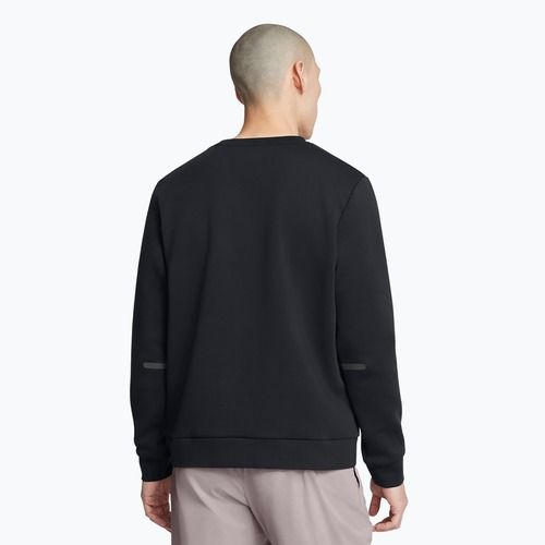 Hoodie Sweatshirt Herren Under Armour Unstoppable Fleece Crew black/black