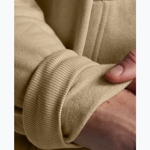 Hoodie Sweatshirt Herren Under Armour Rival Fleece Logo HD city khaki/summit white