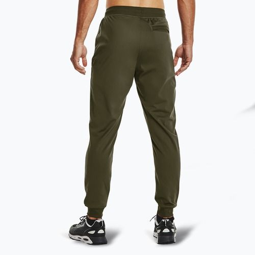 Hose Herren Under Armour Sportstyle Tricot Jogger marine od green / black