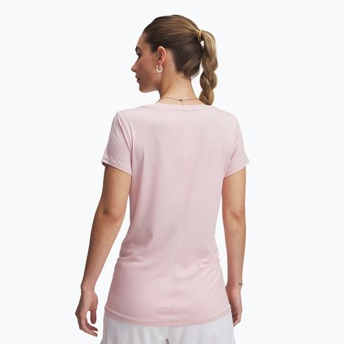 Trainingsshirt Damen Under Armour HG Armour prime pink/white