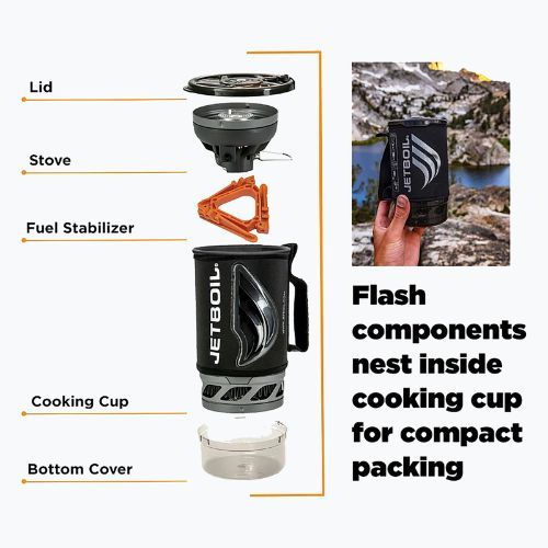 Jetboil New Flash Personal Cooking System mountainscape Reisekocher