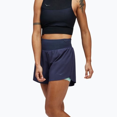Damen Laufshorts HOKA Skyglide outer space