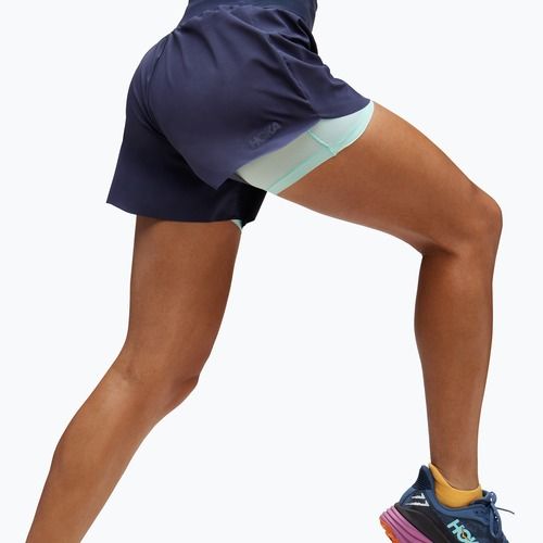 Damen Laufshorts HOKA Skyglide outer space