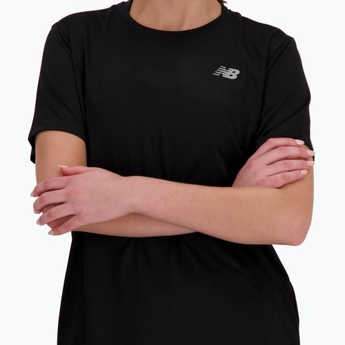 Damen New Balance Essentials SS Laufshirt schwarz