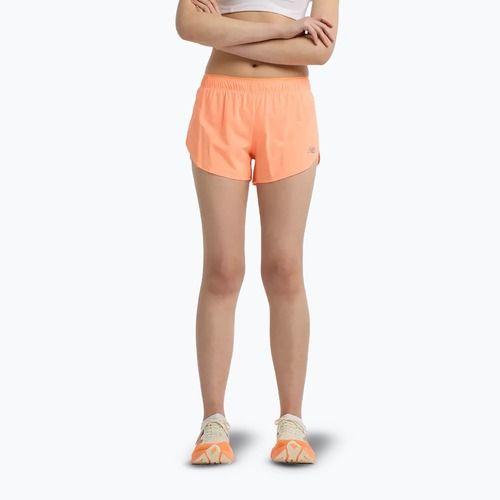 Damen New Balance Rc Ultra Light hotmango Laufshorts