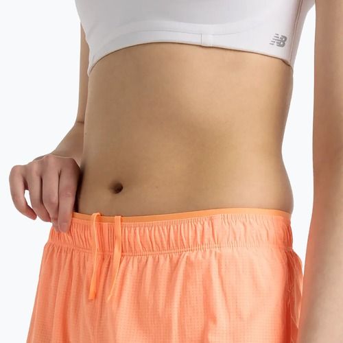 Damen New Balance Rc Ultra Light hotmango Laufshorts