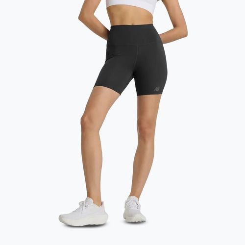 Damen New Balance Harmony High Rise Shorts schwarz