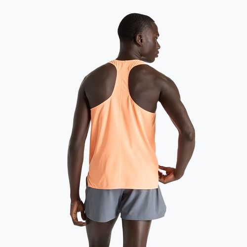 Men's New Balance Race Day Ultra Light Singlet hotmango Lauftank Top