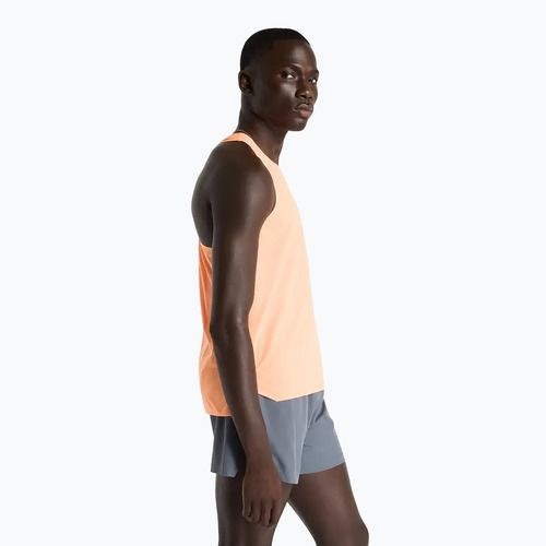 Men's New Balance Race Day Ultra Light Singlet hotmango Lauftank Top