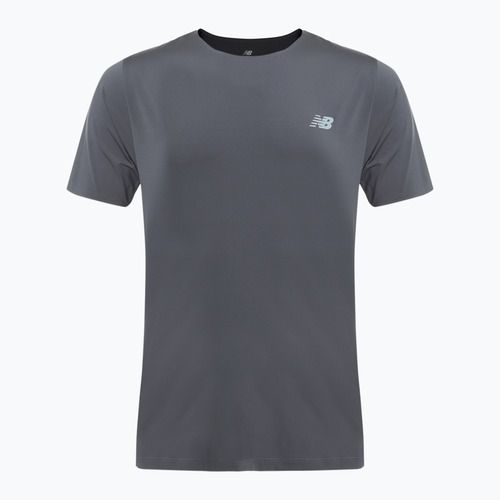 Herren New Balance Race Day graphitfarbenes Laufshirt