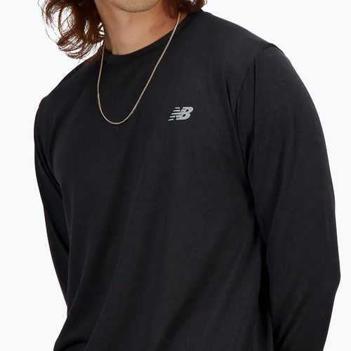 Herren New Balance Athletics Longsleeve schwarz