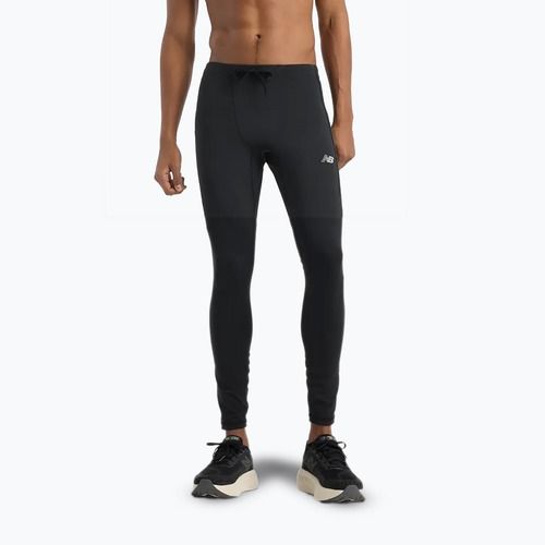 Herren New Balance Sleek Pocket Laufleggings schwarz