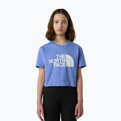 Shirt Kinder The North Face Crop Easy Tee virtual blue