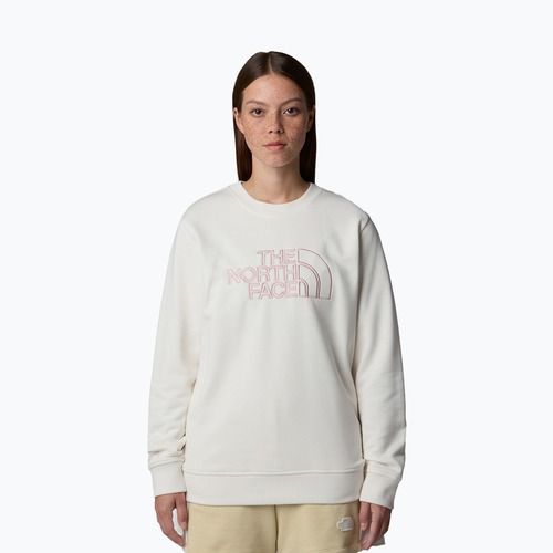 The North Face Damen Drew Peak Light Crew weiß dune/metal rosa Sweatshirt