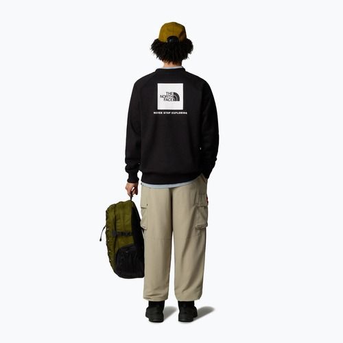 Hoodie Sweatshirt Herren The North Face Raglan Box Nse Crew tnf black