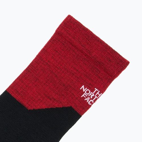 The North Face Wandern Crew hohes Risiko rot/tnf schwarze Socken