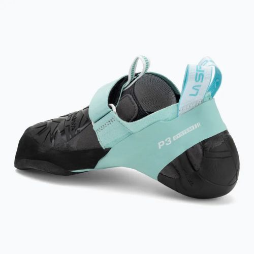 La Sportiva Skwama Vegan Carbon / Türkis Damen Kletterschuh