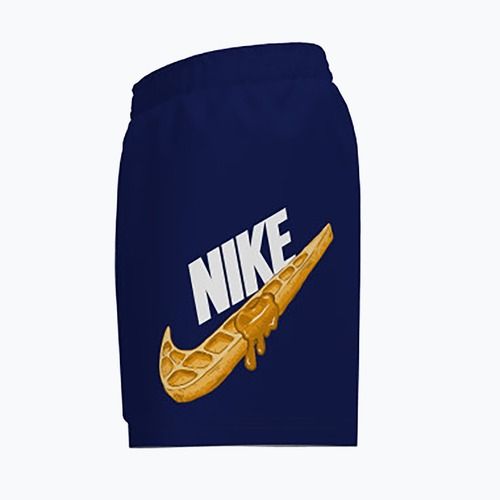 Kinder-Badeshorts Nike Swoosh Waffle 4" Volley midnight navy