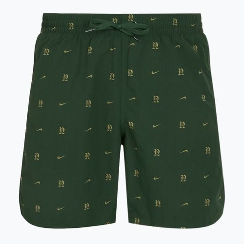 Herren Nike Luxe Letter 7" Volley Tanne Badeshorts