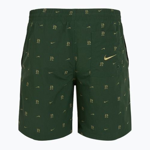 Herren Nike Luxe Letter 7" Volley Tanne Badeshorts