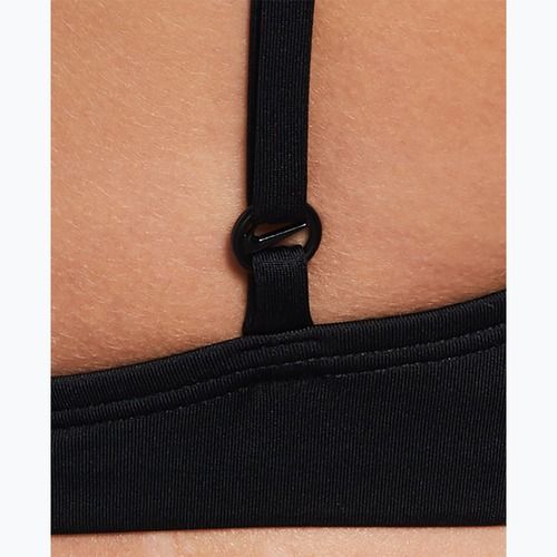 Zweiteiliger Damen-Badeanzug Nike Essential Bralette Bikini schwarz