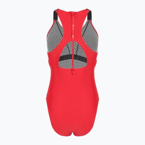Einteiliger Damen-Badeanzug Nike Hydralock Fusion universitätsrot