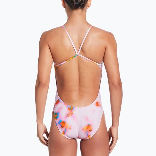 Nike Hydrastrong Cutout rosa Schaumstoff Damen-Badeanzug