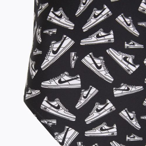 Einteiliger Damen-Badeanzug Nike Hydrastrong Cutout jet black