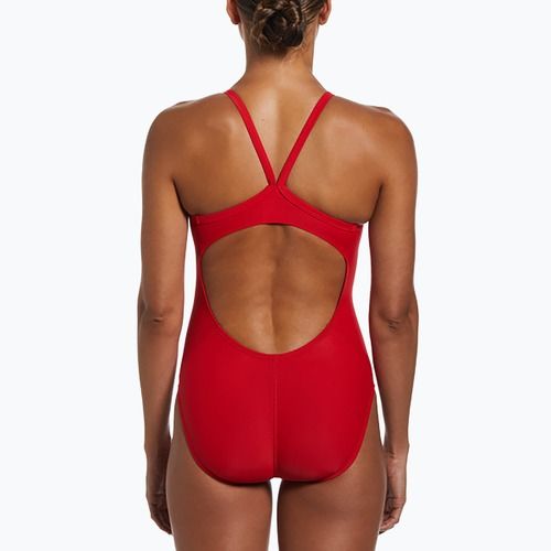 Einteiliger Damen-Badeanzug Nike Solid Racerback university red