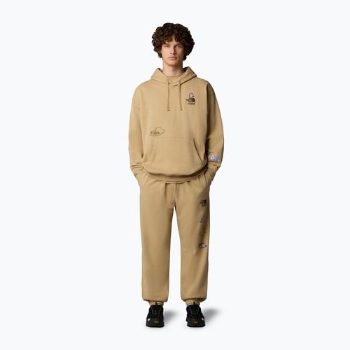 The North Face Mountain Cleanup über Hoodie khaki Stein