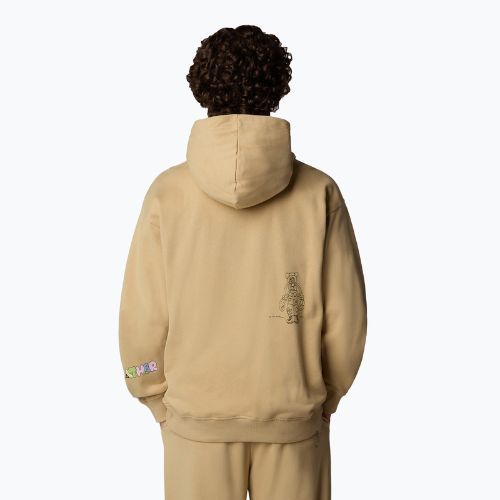 The North Face Mountain Cleanup über Hoodie khaki Stein