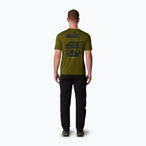 Herren The North Face Stiftung Berge Gesichter Tee Wald oliv