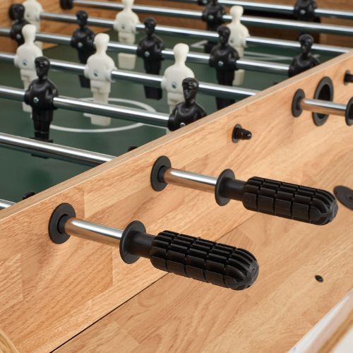 OneTeam FunArena 3-in-1 Tischfußball, Cymball, Billardtisch aus Holz/schwarz