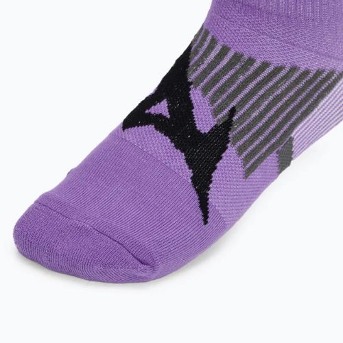 Mizuno DryLite Race Mid paisley lila Socken