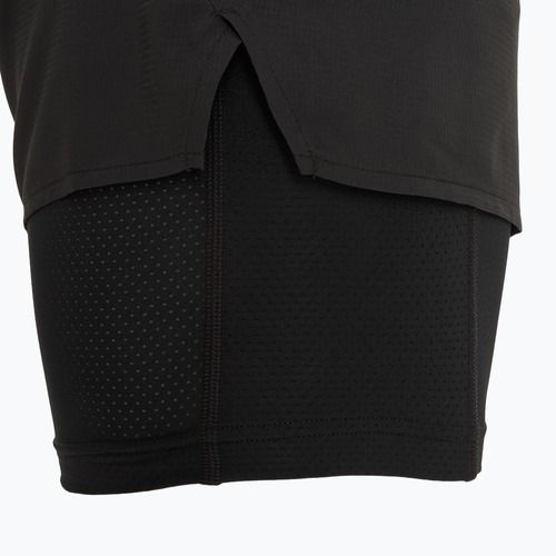 Herren Mizuno Trail ER 2IN1 Laufshorts schwarz