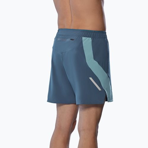 Herren Mizuno Alpha 5.5" Vintage indigo Laufshorts